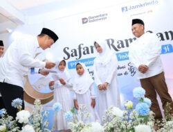 Safari Ramadhan BUMN Jamkrindo, Santuni Yatim Piatu dan Salurkan Bantuan Sembako