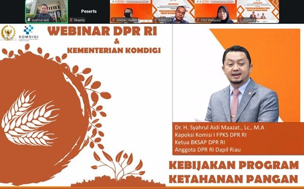 Komisi I DPR RI dan Komdigi Dorong Penguatan Komunikasi Publik untuk Ketahanan Pangan