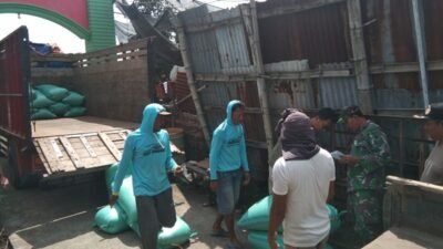 Koramil 0814-07/Kabuh Laksanakan Sergap Gabah di Desa Kedungjati