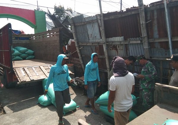 Koramil 0814-07/Kabuh Laksanakan Sergap Gabah di Desa Kedungjati