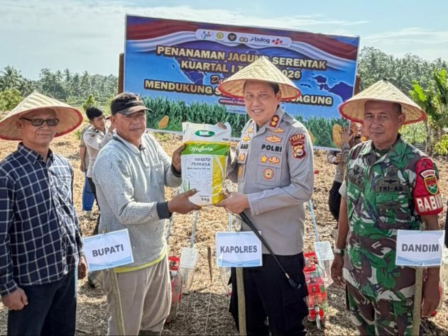 Polres Kaur Gelar Penanaman Jagung Serentak Dukung Ketahanan Pangan Nasional