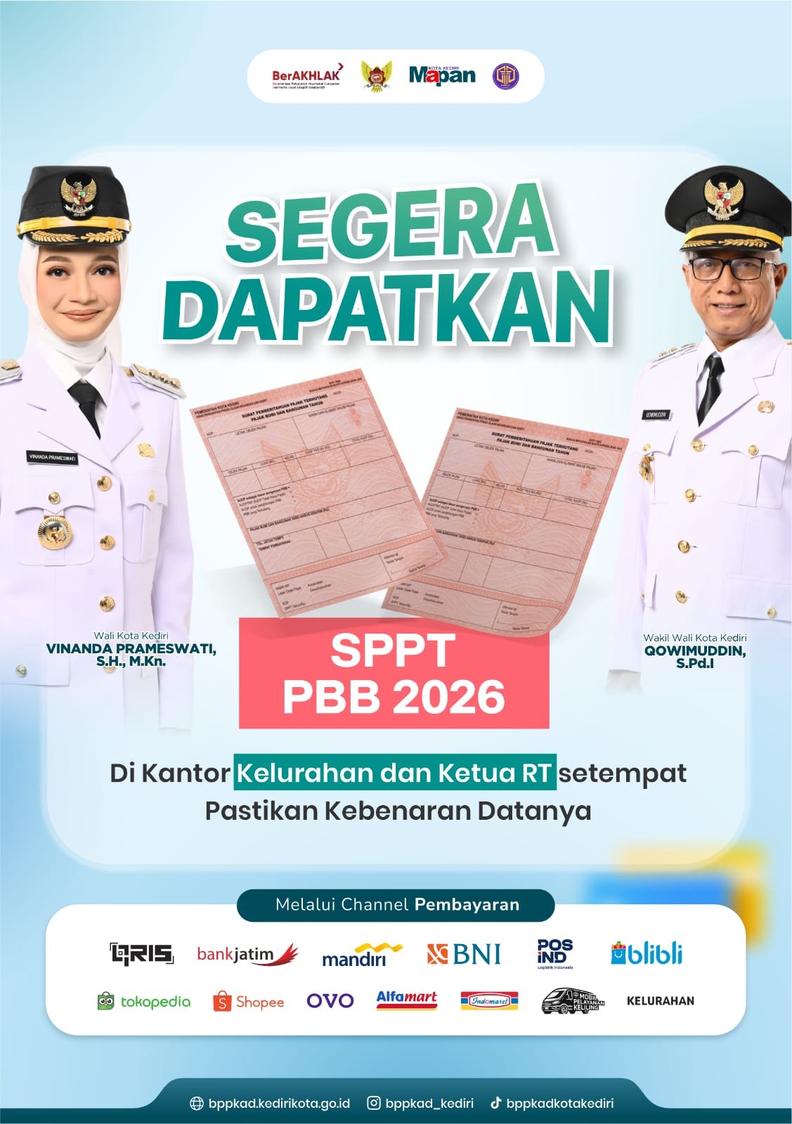 SPPT Kota Kediri sudutpandang.id