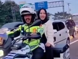 Polisi Antar Pemudik Ketinggalan Rombongan di Tol Cipali