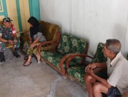 Pererat Silaturahmi, Babinsa Koramil Kudu Laksanakan Komsos dengan Warga