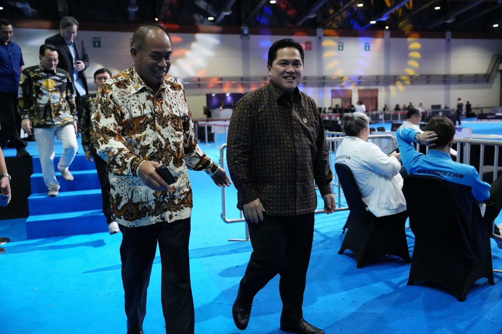 Menteri Pemuda dan Olahraga (Menpora) RI, Erick Thohir, menegaskan komitmennya untuk menyelesaikan dualisme kepengurusan induk organisasi olahraga anggar di Indonesia. (Foto: Kemenpora).