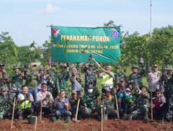 Kodim 0508/Depok Gelar Aksi Penanaman Pohon di Kampus UIII
