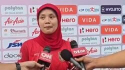 kapten tim hockey putri Indonesia, Nisa Indira menyatakan kesiapan timnya menghadapi Sri Lanka. (foto: FHI).