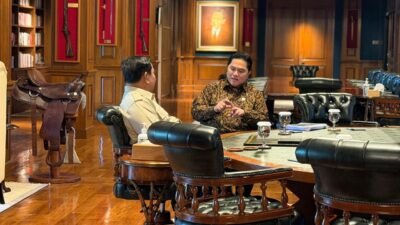 Erick Thohir Laporkan Akademi Olahraga ke Prabowo