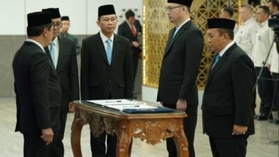 Agus Andrianto Lantik Dirjen Imigrasi Baru dan Staf Ahli, Perkuat Kemenimipas