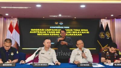 Imigrasi Tangkap Tiga WNA Australia Masuk Tanpa Dokumen ke Merauke