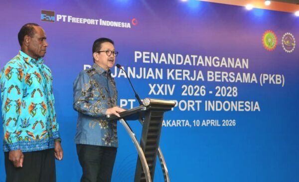 Freeport Indonesia dan Serikat Pekerja Sepakati PKB ke-24 Periode 2026-2028