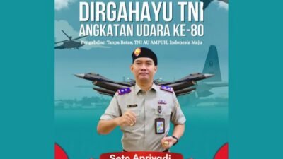 HUT ke-80 TNI AU, Kantor Pertanahan Tangsel Apresiasi Dedikasi Jaga Kedaulatan Udara