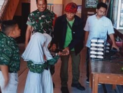 Gizi Gratis Mengalir ke Sekolah, Babinsa Kawal Distribusi