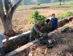 Sinergi Babinsa dan Masyarakat, Lingkungan Jadi Bersih