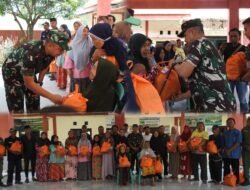 Dandim 0819 Pasuruan Salurkan Bantuan Sosial untuk Warga Kurang Mampu di Kelurahan Sebani