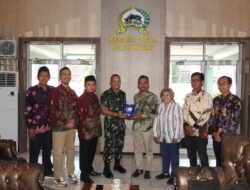 Perkuat Sinergi, KPU Kota Pasuruan Silaturahmi Ke Kodim 0819/Pasuruan