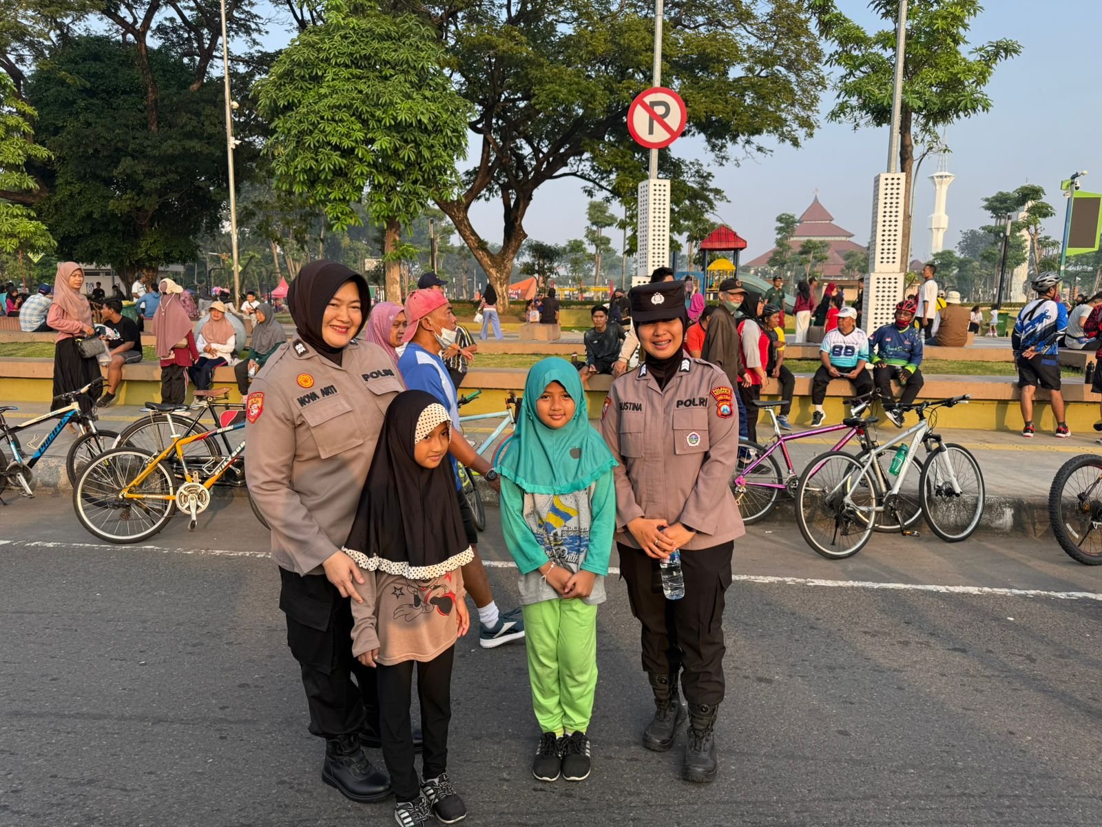 pengamanan dan pelayanan masyarakat dalam kegiatan Car Free Day