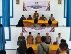 Pastikan Berjalan Lancar dan Aman, Babinsa Koramil Gondangwetan Hadiri Penetapan Perangkat Desa Kersikan