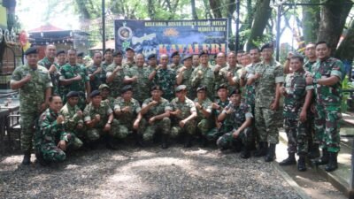 Prajurit Kavaleri TNI AD di Madiun Raya Tunjukkan Soliditas Lewat Aksi Sosial