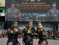 Pengukuhan Pencak Silat Militer Kodam V/Brawijaya Perkuat Profesionalisme Prajurit TNI AD Modern