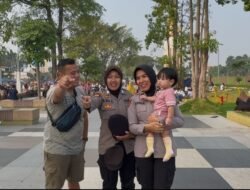 Aksi Humanis Polwan Polresta Sidoarjo Amankan Car Free Day