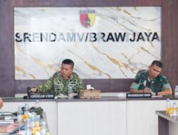 Asrendam V/Brawijaya Pimpin Panproggar Triwulan I Tingkatkan Kinerja Anggaran Satuan Secara Terukur