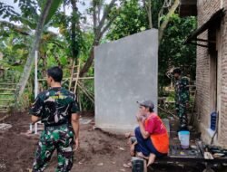 Pembangunan Sanitasi Milik Holifah di Dusun Ledok Capai 80 Persen, TMMD Ke-128 Tingkatkan Kesehatan Warga