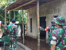 Pembangunan RTLH Bu Rikso di Dusun Klagin Capai 80 Persen, TMMD Ke-128 Siap Wujudkan Rumah Layak Huni