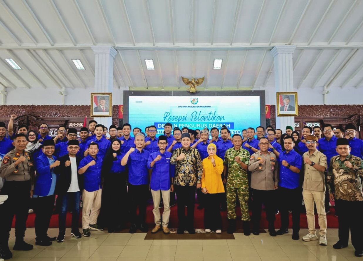 KNPI Kabupaten Pasuruan Resmi Dilantik, Gus Sholeh Gaungkan Kolaborasi Pemuda