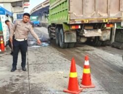 Pengendara Motor di Pademangan Tewas Terlindas Truk Kontainer
