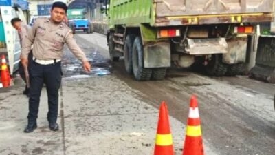 Pengendara Motor di Pademangan Tewas Terlindas Truk Kontainer