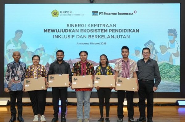 UNCEN dan Freeport Indonesia Tandatangani MoU untuk Bangun Ekosistem Pendidikan Berkelanjutan di Papua