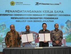 UNCEN dan Freeport Indonesia Tandatangani MoU untuk Bangun Ekosistem Pendidikan Berkelanjutan di Papua