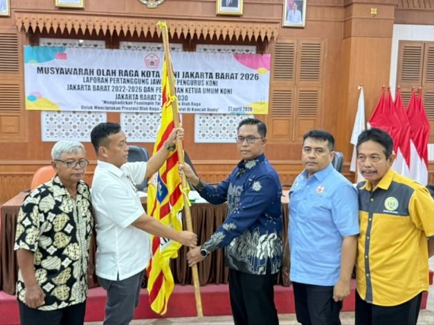 Agus Ramdani Terpilih sebagai Ketua KONI Jakarta Barat 2026-2030