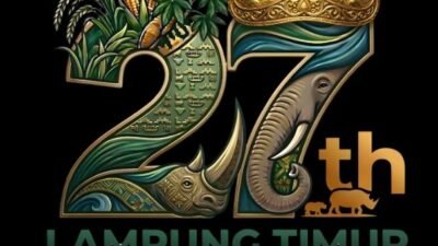 Logo HUT ke 27 Lampung Timur
