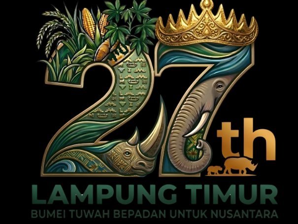 Logo HUT ke 27 Lampung Timur