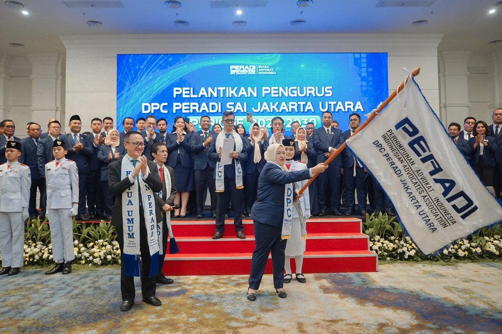 Pengurus PERADI SAI Jakarta Utara 2026-2030 Dilantik, Sri Astuti Tekankan Penguatan Imunitas Advokat