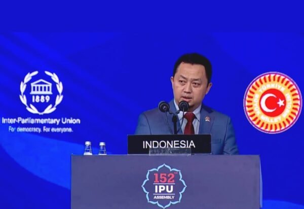 Ketua BKSAP DPR RI Syahrul Aidi Maazat Kecam Israel dalam Forum IPU di Hadapan 150 Negara