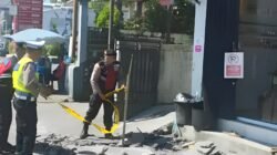 Trotoar Meledak di Darmasaba Bali, Polisi Selidiki Dugaan Kebocoran BBM SPBU