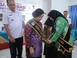 Bunda Literasi Asahan Perkuat Gerakan Baca Lewat Pelantikan di Meranti