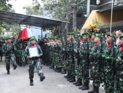 Upacara Militer Iringi Kepergian Letkol Subagya, Danrem Untoro Kenang Dedikasinya