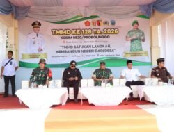 Kodim 0820/Probolinggo Komitmen Sukseskan TMMD ke-128 di Desa Brabe