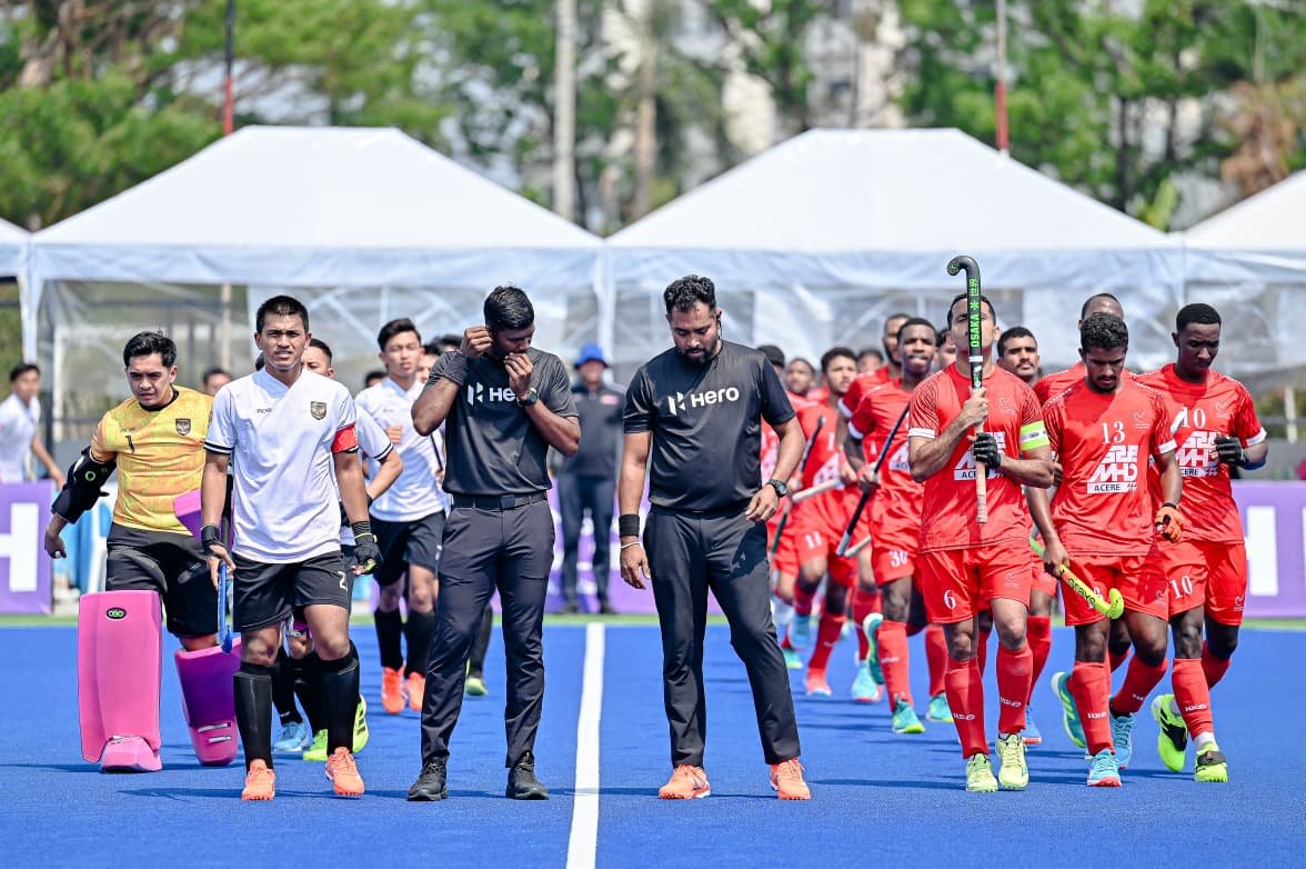 Kapten Timnas Hockey Field Putra Indonesia, Aulia Akbar Al Ardh, memastikan seluruh pemain dalam kondisi prima jelang dua laga krusial Pool A Kualifikasi Asian Games 2026 yang berlangsung di Royal Thai Air Force Hockey Field, Bangkok, Thailand. (Foto: ist).