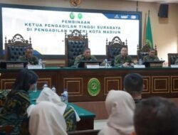 KPT Surabaya Dorong Profesionalisme Hakim saat Pembinaan di Magetan dan Madiun