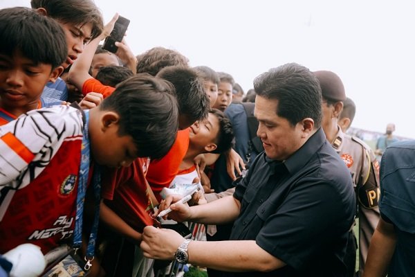 Erick Thohir memberikan apresiasi tinggi terhadap penyelenggaraan Youth Football Tournament Bali 7s 2026 yang kembali digelar secara konsisten untuk tahun ketiga. (Foto: ist).