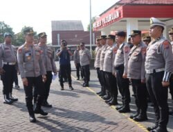 Kapolres Pasuruan Sidak Kehadiran Anggota Pasca Lebaran
