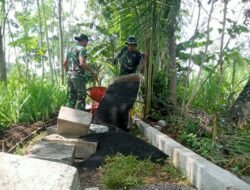 Pavingisasi TMMD ke-128 di Dusun Klagin Percepat Akses Warga Desa Brabe