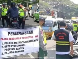 Razia Pajak Kendaraan, Ratusan Motor Terjaring Operasi Samsat Cikokol
