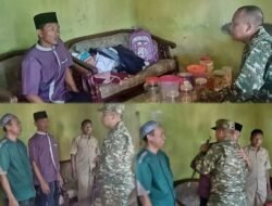 Dandim 0819 Pasuruan Kuatkan Warga Terdampak Bencana Angin Puting Beliung