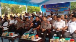 Tampak hadir wakapolda metro jaya Brigjen pol Dekananto Eko Purwono beserta pejabat utama wakil bupati intan Nurul Hikmah.beserta camat Cisauk Hendarto. Kepala Desa Dangdang BPK supena.kasdam jaya mayjen TNI zulhadrie, s,mara.Danrem 052/ Wijayakarma Brigjen TNI Faisak Rizal, serta Wakapolres beserta pejabat utama polres Tangerang Selatan, Gapoktan kabupaten Tangerang. (Foto: Aceng sutisna)